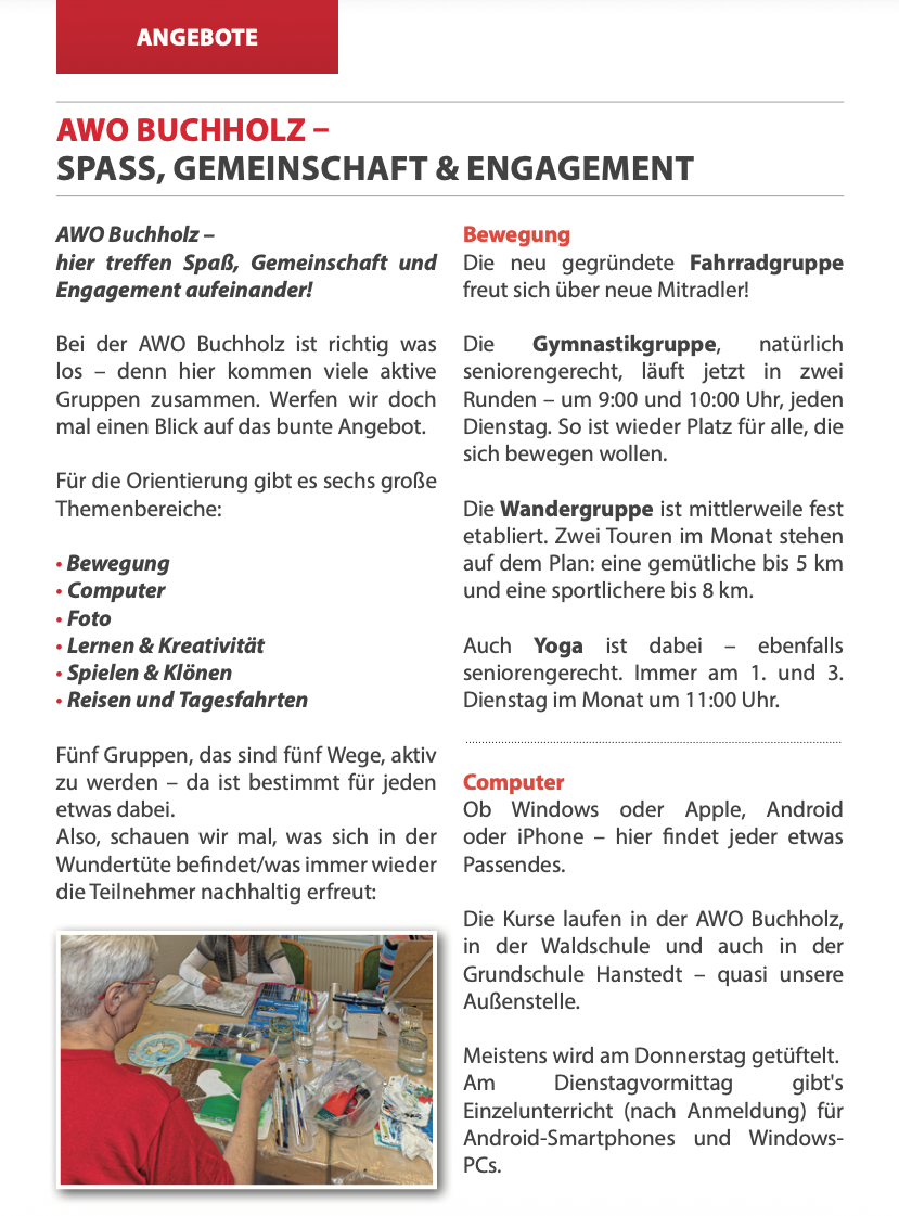 AWO Angebote 2026